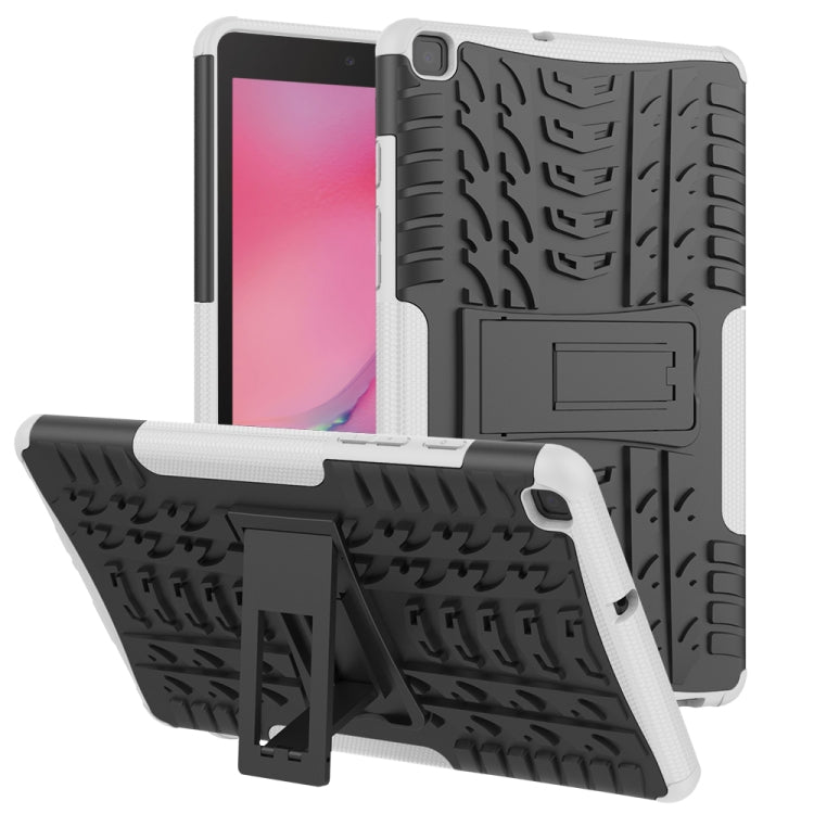 For Samsung Galaxy Tab A8.0 (2019) T295 / T290 Tire Texture TPU+PC Shockproof Case with Holder
