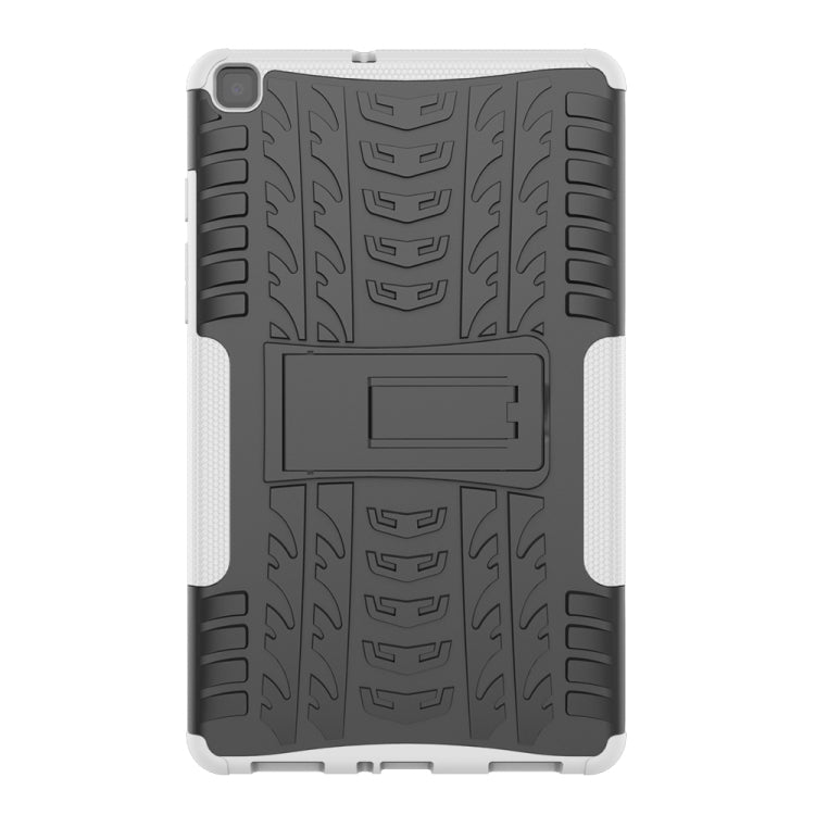 For Samsung Galaxy Tab A8.0 (2019) T295 / T290 Tire Texture TPU+PC Shockproof Case with Holder