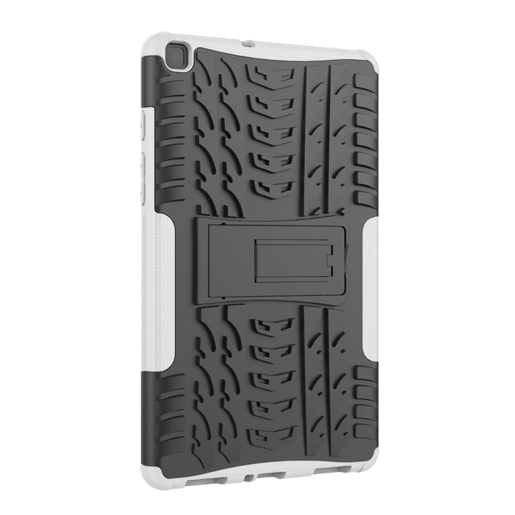 For Samsung Galaxy Tab A8.0 (2019) T295 / T290 Tire Texture TPU+PC Shockproof Case with Holder
