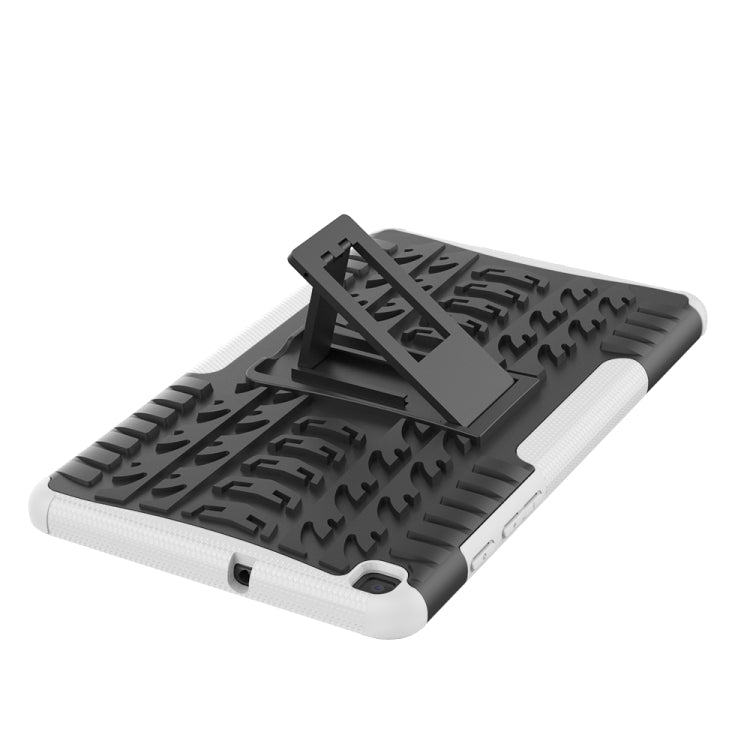 For Samsung Galaxy Tab A8.0 (2019) T295 / T290 Tire Texture TPU+PC Shockproof Case with Holder