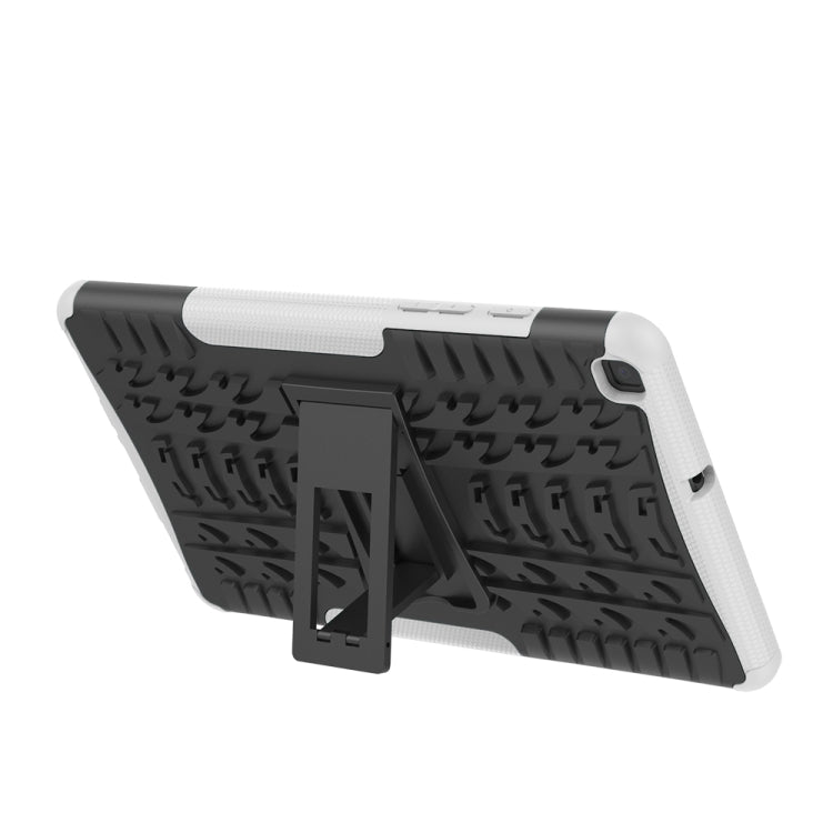 For Samsung Galaxy Tab A8.0 (2019) T295 / T290 Tire Texture TPU+PC Shockproof Case with Holder