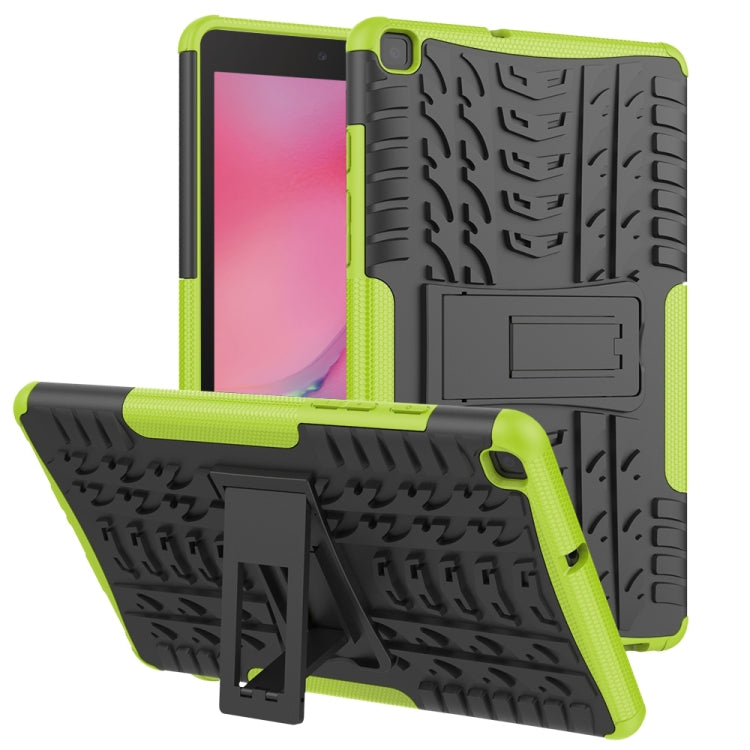 For Samsung Galaxy Tab A8.0 (2019) T295 / T290 Tire Texture TPU+PC Shockproof Case with Holder