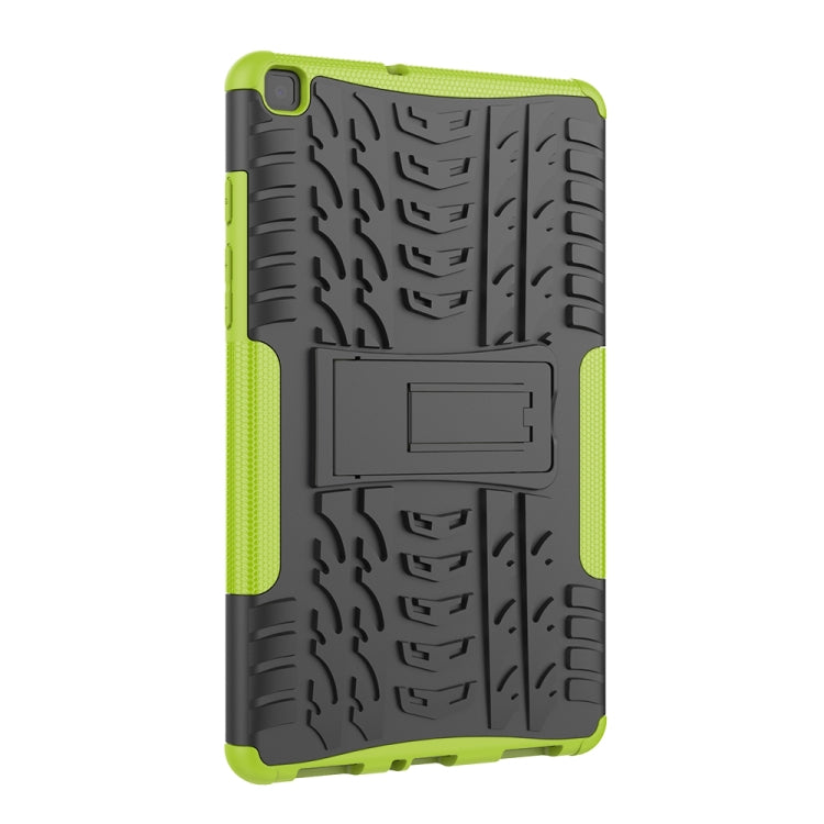 For Samsung Galaxy Tab A8.0 (2019) T295 / T290 Tire Texture TPU+PC Shockproof Case with Holder