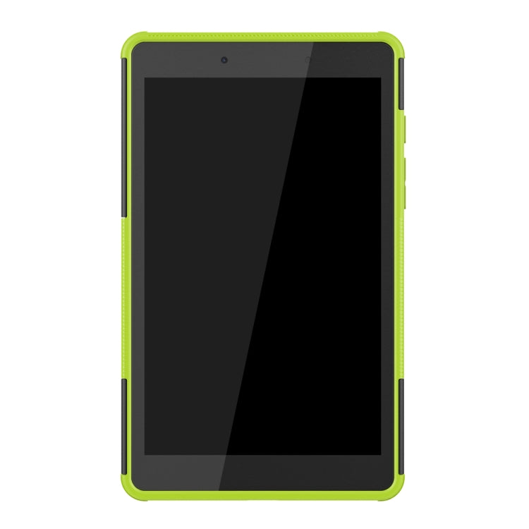 For Samsung Galaxy Tab A8.0 (2019) T295 / T290 Tire Texture TPU+PC Shockproof Case with Holder
