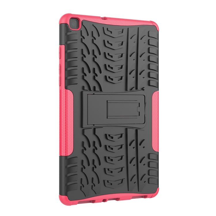 For Samsung Galaxy Tab A8.0 (2019) T295 / T290 Tire Texture TPU+PC Shockproof Case with Holder