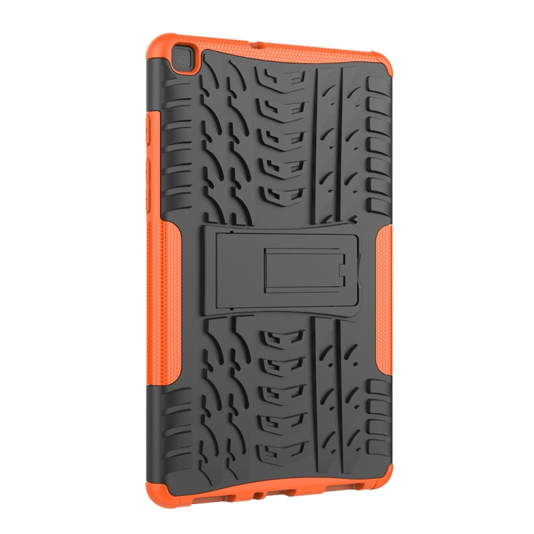 For Samsung Galaxy Tab A8.0 (2019) T295 / T290 Tire Texture TPU+PC Shockproof Case with Holder