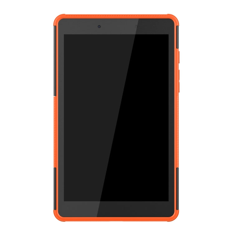 For Samsung Galaxy Tab A8.0 (2019) T295 / T290 Tire Texture TPU+PC Shockproof Case with Holder
