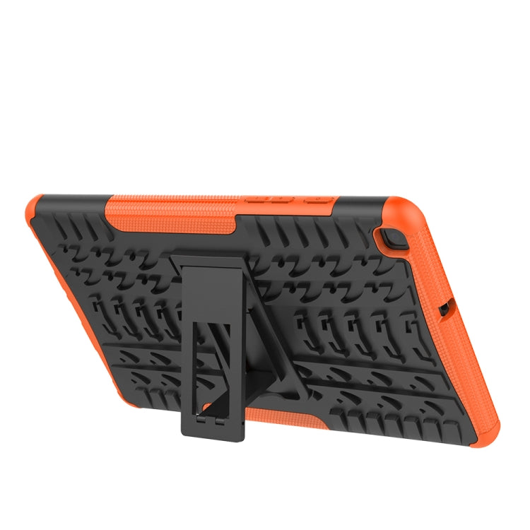 For Samsung Galaxy Tab A8.0 (2019) T295 / T290 Tire Texture TPU+PC Shockproof Case with Holder