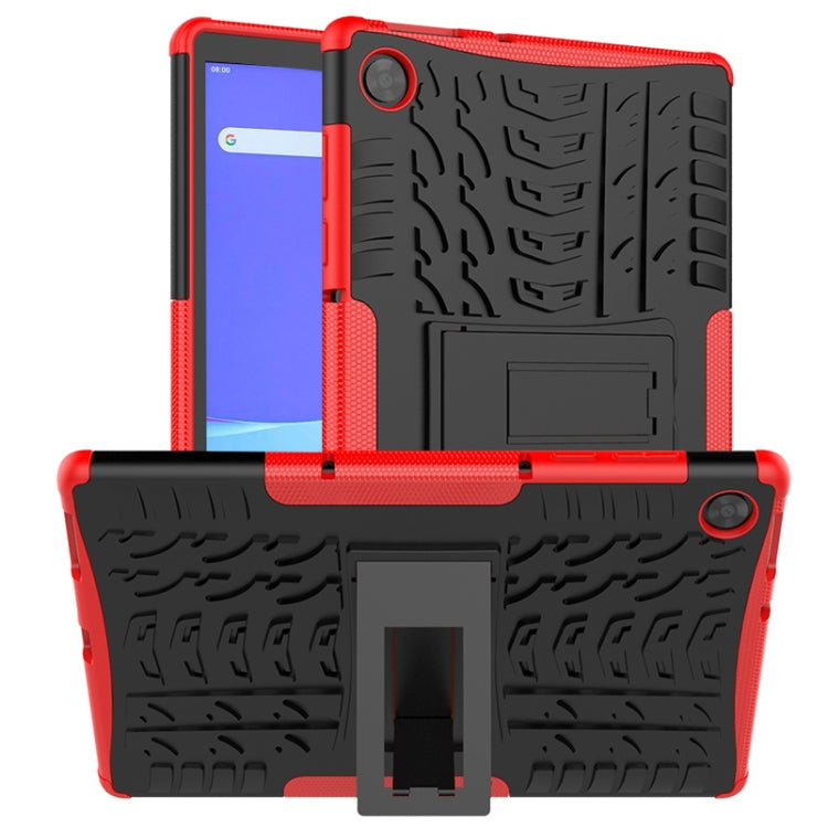 For Lenovo Tab M10 HD Gen 2 (TB-X306F) Tire Texture TPU+PC Shockproof Case with Holder