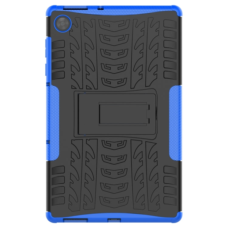For Lenovo Tab M10 HD Gen 2 (TB-X306F) Tire Texture TPU+PC Shockproof Case with Holder