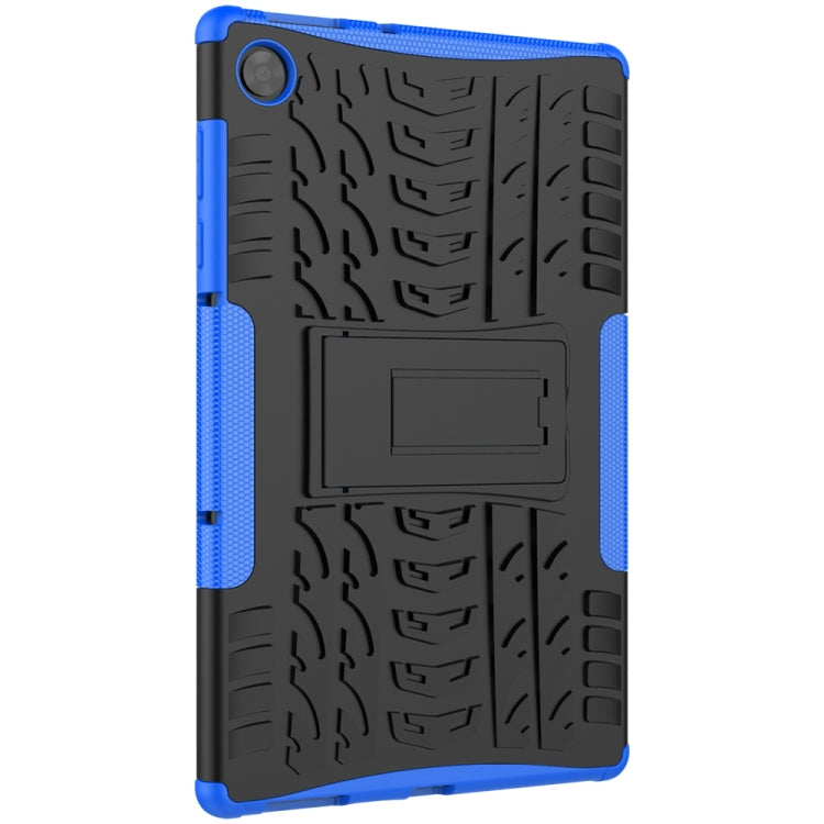 For Lenovo Tab M10 HD Gen 2 (TB-X306F) Tire Texture TPU+PC Shockproof Case with Holder