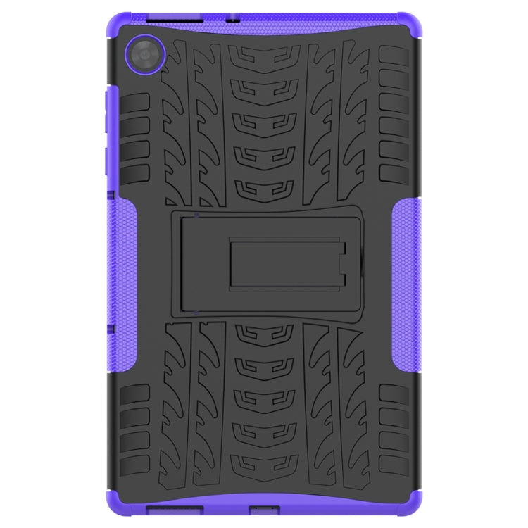For Lenovo Tab M10 HD Gen 2 (TB-X306F) Tire Texture TPU+PC Shockproof Case with Holder