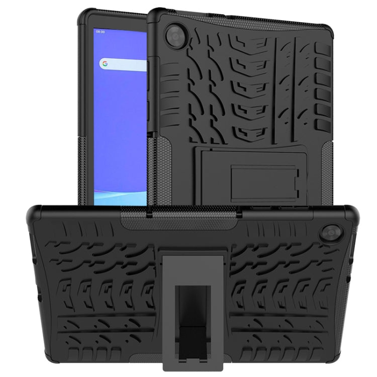 For Lenovo Tab M10 HD Gen 2 (TB-X306F) Tire Texture TPU+PC Shockproof Case with Holder