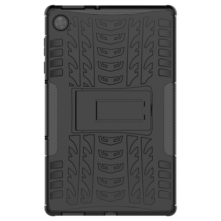 For Lenovo Tab M10 HD Gen 2 (TB-X306F) Tire Texture TPU+PC Shockproof Case with Holder