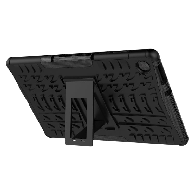 For Lenovo Tab M10 HD Gen 2 (TB-X306F) Tire Texture TPU+PC Shockproof Case with Holder