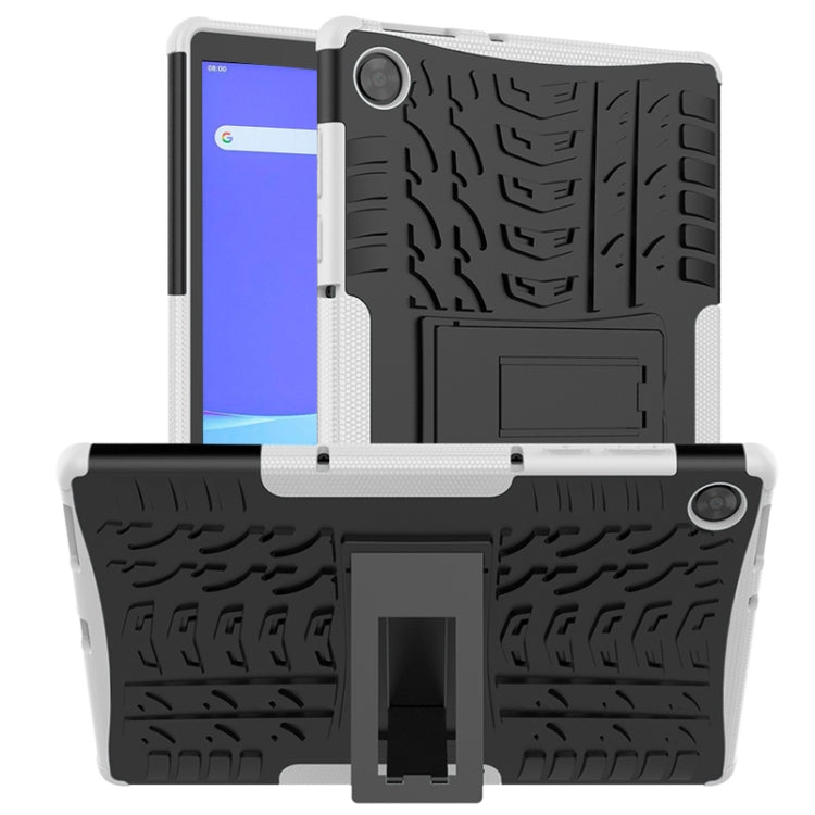 For Lenovo Tab M10 HD Gen 2 (TB-X306F) Tire Texture TPU+PC Shockproof Case with Holder