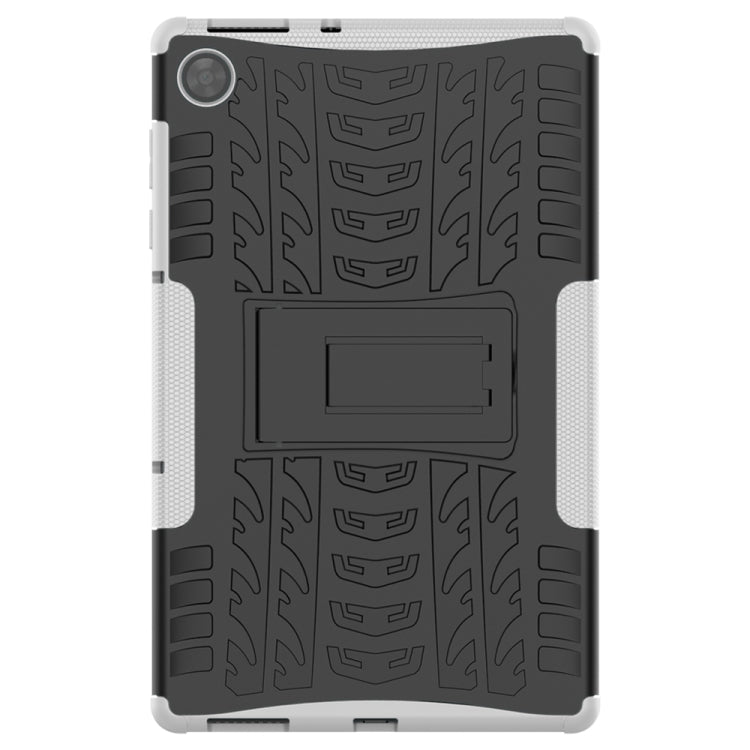 For Lenovo Tab M10 HD Gen 2 (TB-X306F) Tire Texture TPU+PC Shockproof Case with Holder