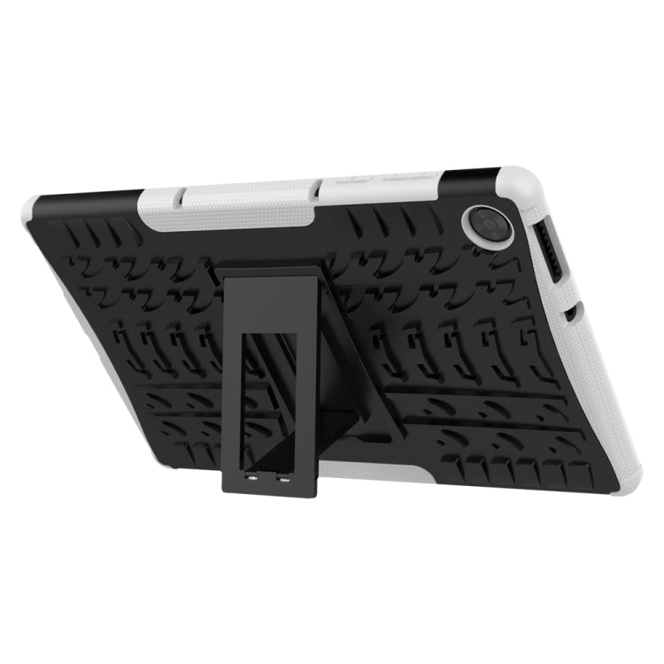 For Lenovo Tab M10 HD Gen 2 (TB-X306F) Tire Texture TPU+PC Shockproof Case with Holder