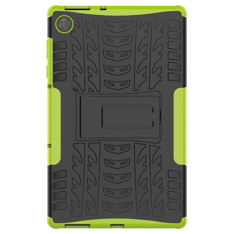 For Lenovo Tab M10 HD Gen 2 (TB-X306F) Tire Texture TPU+PC Shockproof Case with Holder
