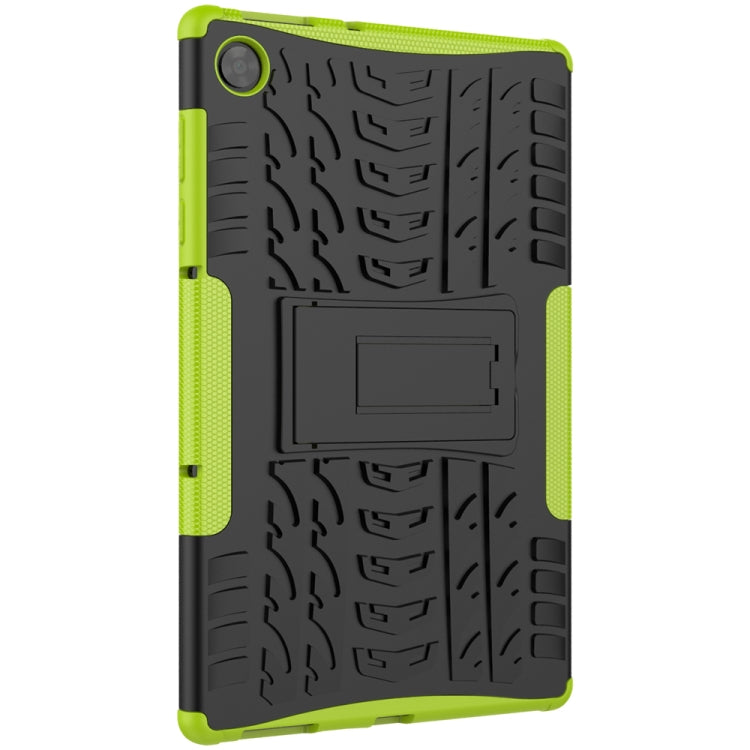 For Lenovo Tab M10 HD Gen 2 (TB-X306F) Tire Texture TPU+PC Shockproof Case with Holder