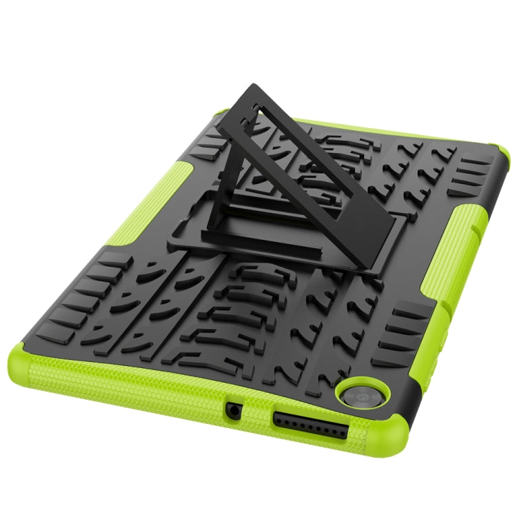 For Lenovo Tab M10 HD Gen 2 (TB-X306F) Tire Texture TPU+PC Shockproof Case with Holder