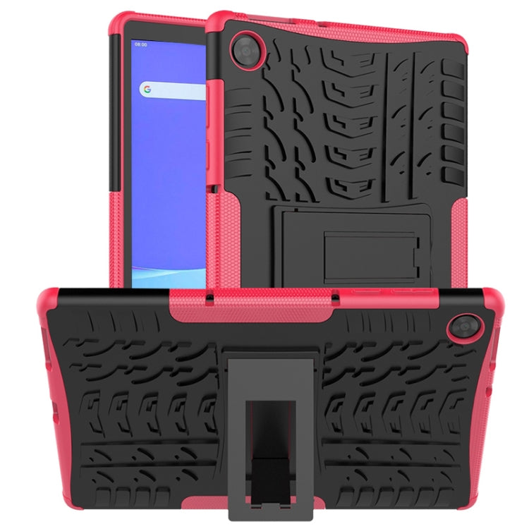 For Lenovo Tab M10 HD Gen 2 (TB-X306F) Tire Texture TPU+PC Shockproof Case with Holder