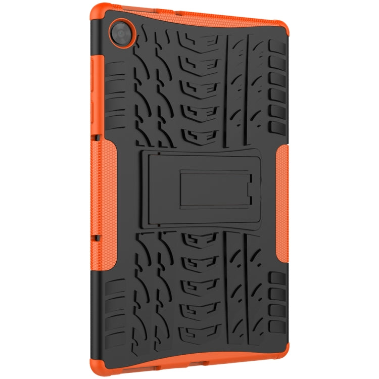 For Lenovo Tab M10 HD Gen 2 (TB-X306F) Tire Texture TPU+PC Shockproof Case with Holder