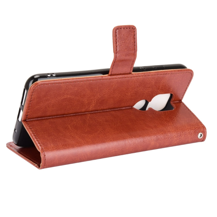 For Motorola Moto G Play 2021 Retro Crazy Horse Texture Horizontal Flip Leather Case with Holder & Card Slots & Lanyard