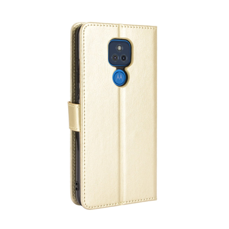 For Motorola Moto G Play 2021 Retro Crazy Horse Texture Horizontal Flip Leather Case with Holder & Card Slots & Lanyard