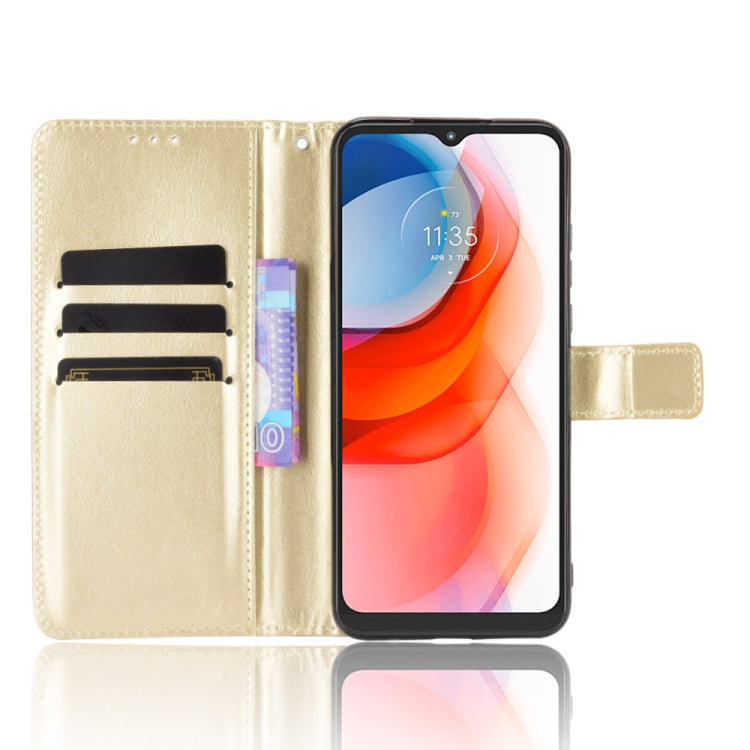 For Motorola Moto G Play 2021 Retro Crazy Horse Texture Horizontal Flip Leather Case with Holder & Card Slots & Lanyard