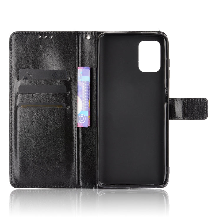 For Motorola Moto G Stylus 2021 Retro Crazy Horse Texture Horizontal Flip Leather Case with Holder & Card Slots & Lanyard