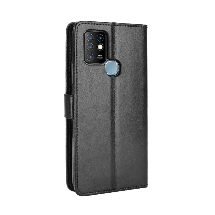 For Infinix Hot 10 / X682 Retro Crazy Horse Texture Horizontal Flip Leather Case with Holder & Card Slots & Lanyard
