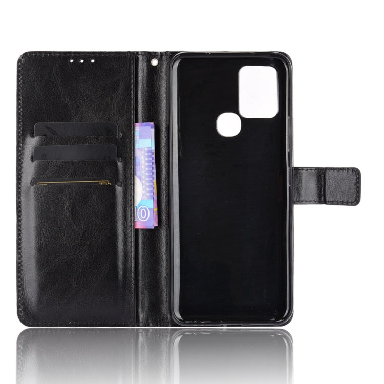 For Infinix Hot 10 / X682 Retro Crazy Horse Texture Horizontal Flip Leather Case with Holder & Card Slots & Lanyard