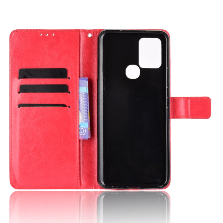 For Infinix Hot 10 / X682 Retro Crazy Horse Texture Horizontal Flip Leather Case with Holder & Card Slots & Lanyard
