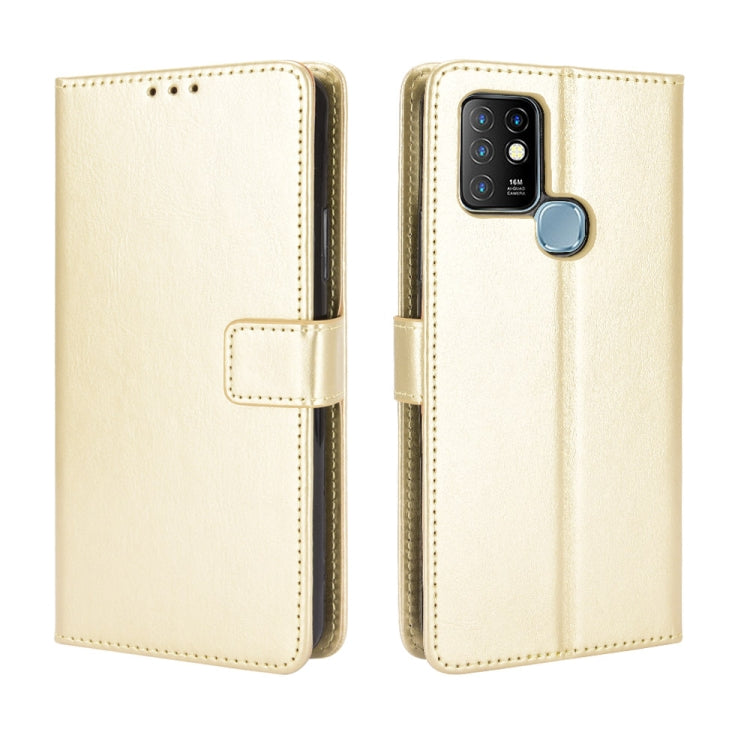 For Infinix Hot 10 / X682 Retro Crazy Horse Texture Horizontal Flip Leather Case with Holder & Card Slots & Lanyard