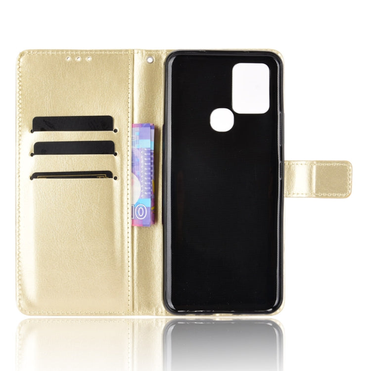 For Infinix Hot 10 / X682 Retro Crazy Horse Texture Horizontal Flip Leather Case with Holder & Card Slots & Lanyard