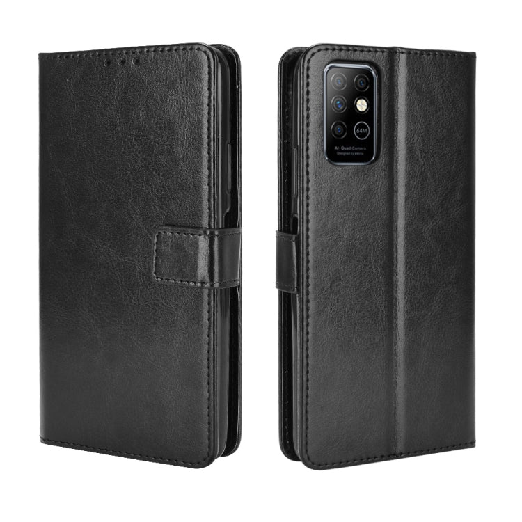 For Infinix Note 8 / X692 Retro Crazy Horse Texture Horizontal Flip Leather Case with Holder & Card Slots & Lanyard