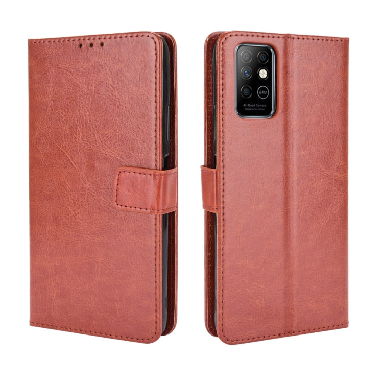 For Infinix Note 8 / X692 Retro Crazy Horse Texture Horizontal Flip Leather Case with Holder & Card Slots & Lanyard