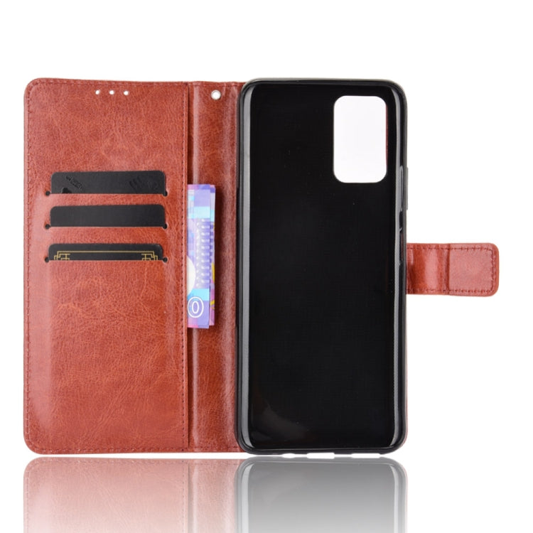 For Infinix Note 8 / X692 Retro Crazy Horse Texture Horizontal Flip Leather Case with Holder & Card Slots & Lanyard