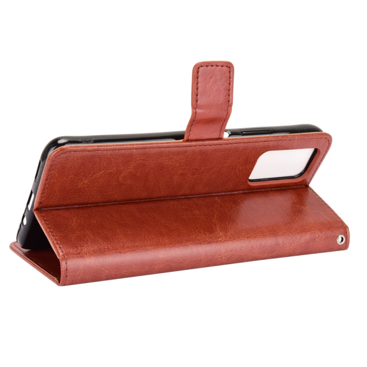For Infinix Note 8 / X692 Retro Crazy Horse Texture Horizontal Flip Leather Case with Holder & Card Slots & Lanyard
