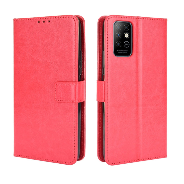 For Infinix Note 8 / X692 Retro Crazy Horse Texture Horizontal Flip Leather Case with Holder & Card Slots & Lanyard