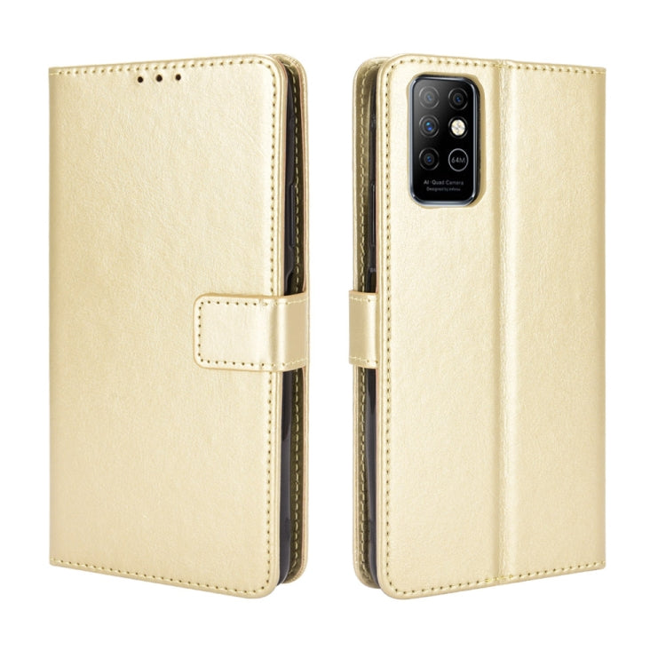 For Infinix Note 8 / X692 Retro Crazy Horse Texture Horizontal Flip Leather Case with Holder & Card Slots & Lanyard