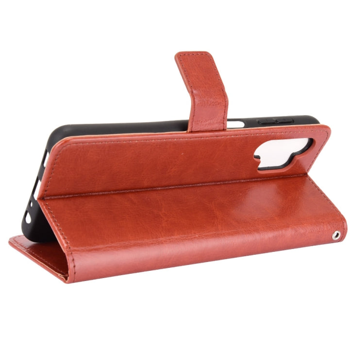 For Samsung Galaxy A32 5G Retro Crazy Horse Texture Horizontal Flip Leather Case with Holder & Card Slots & Lanyard