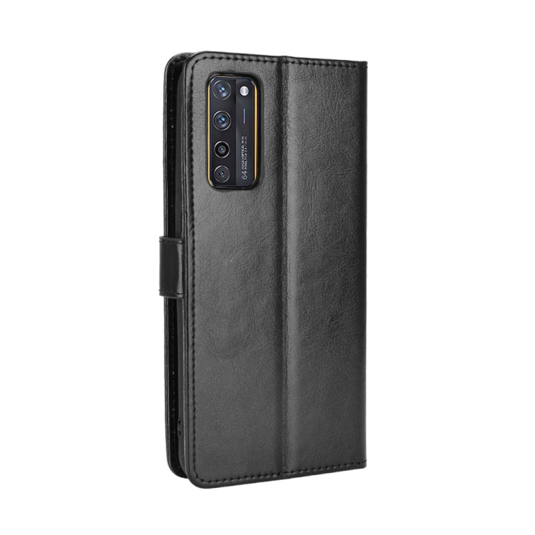 For ZTE Axon 20 5G / Axon 20 4G Retro Crazy Horse Texture Horizontal Flip Leather Case with Holder & Card Slots & Lanyard