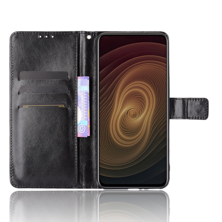 For ZTE Axon 20 5G / Axon 20 4G Retro Crazy Horse Texture Horizontal Flip Leather Case with Holder & Card Slots & Lanyard