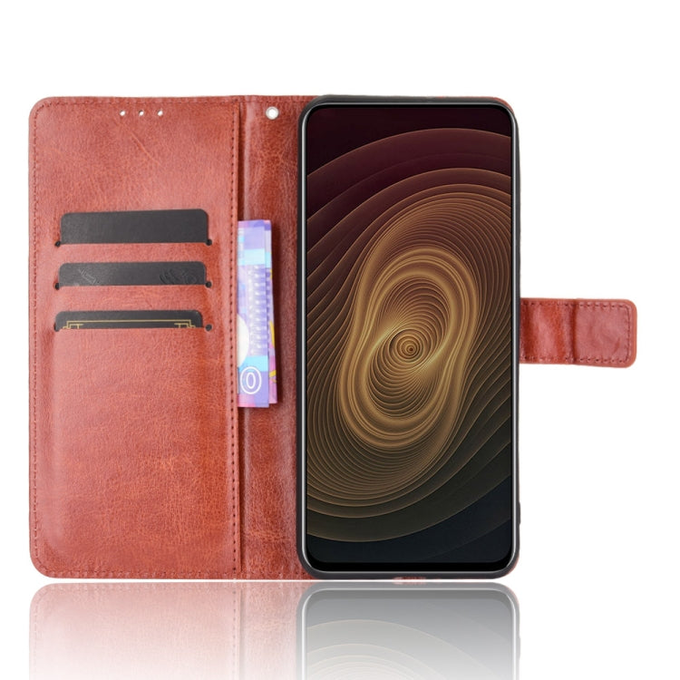 For ZTE Axon 20 5G / Axon 20 4G Retro Crazy Horse Texture Horizontal Flip Leather Case with Holder & Card Slots & Lanyard
