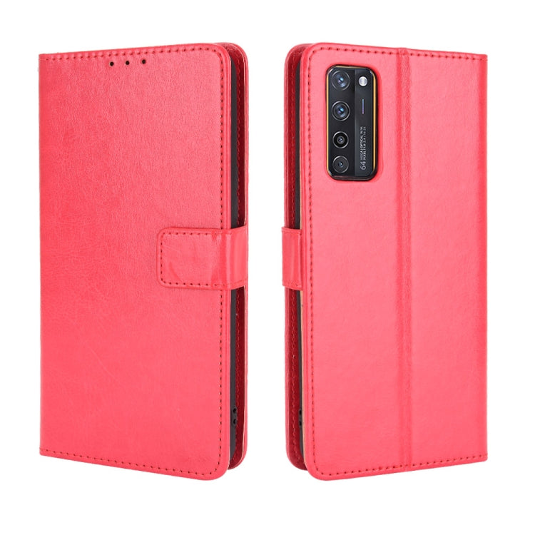 For ZTE Axon 20 5G / Axon 20 4G Retro Crazy Horse Texture Horizontal Flip Leather Case with Holder & Card Slots & Lanyard