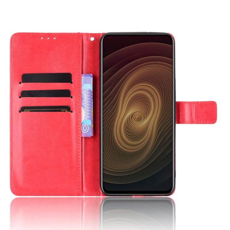 For ZTE Axon 20 5G / Axon 20 4G Retro Crazy Horse Texture Horizontal Flip Leather Case with Holder & Card Slots & Lanyard