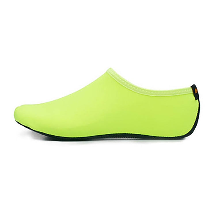 Non-slip Plastic Grain Texture Thick Cloth Sole Solid Color Diving Shoes and Socks, One Pair, Size:L
