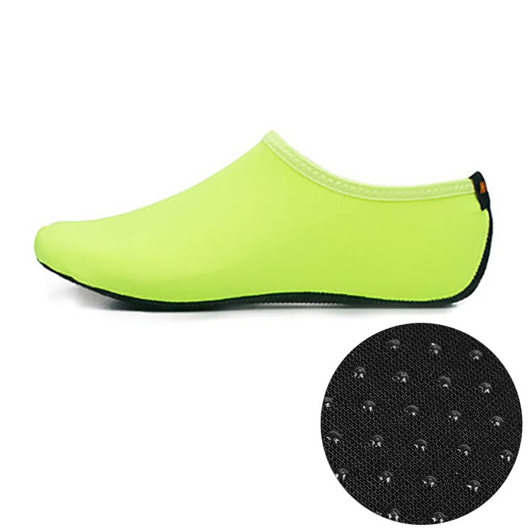 Non-slip Plastic Grain Texture Thick Cloth Sole Solid Color Diving Shoes and Socks, One Pair, Size:XXXL